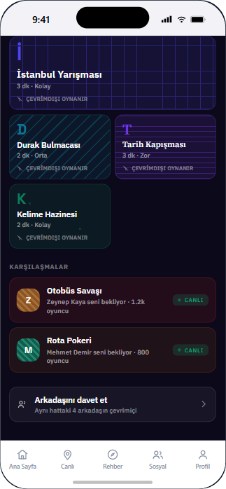 Yolculukta oyunlar